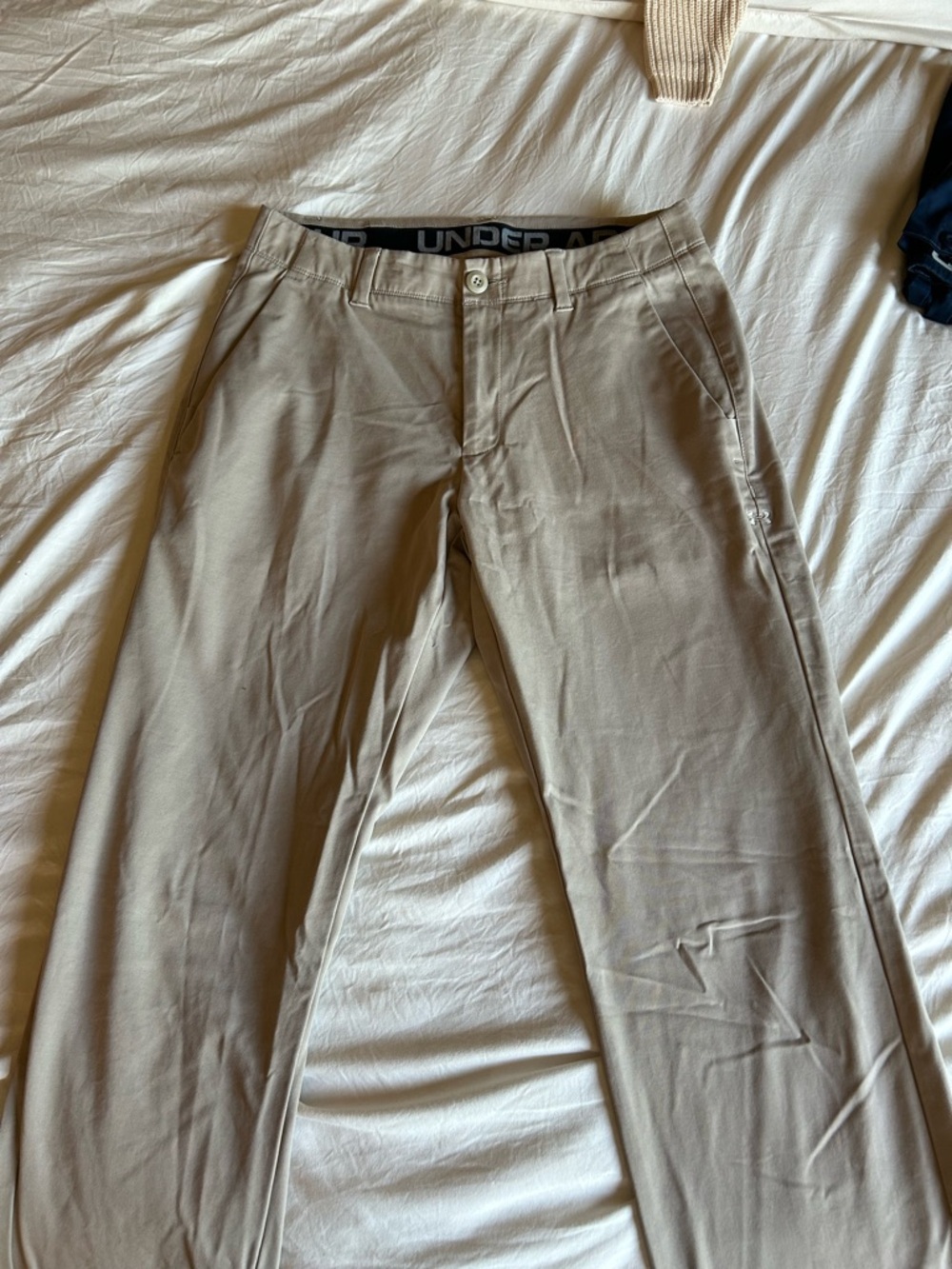 Under Armour Men's Khaki Performance Pants 32 x 34